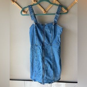 Forever 21 denim dress romper. Size M